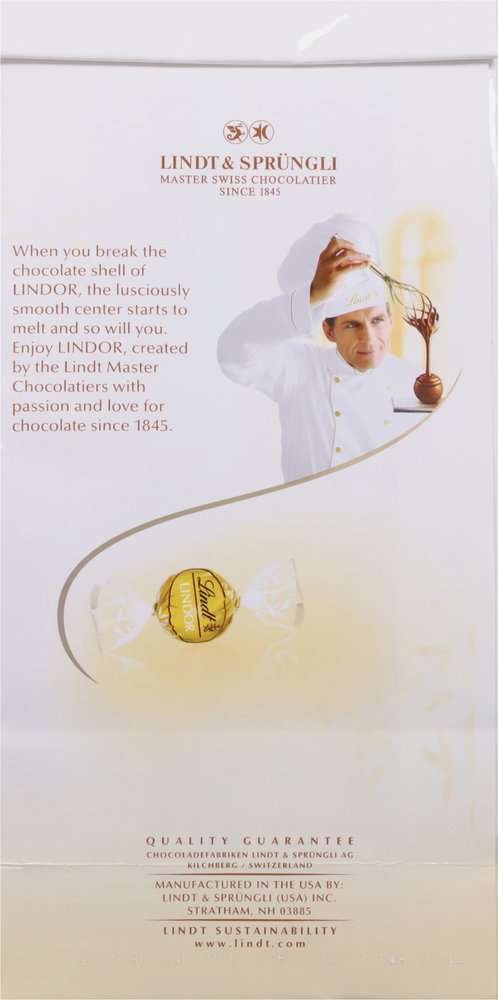 Lindt Lindor White Chocolate Truffles