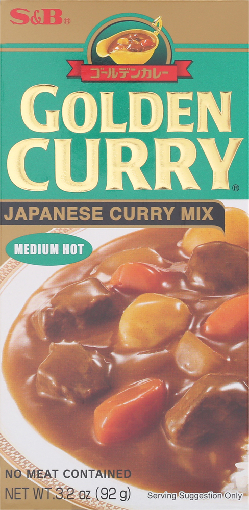 S&B Golden Curry Curry Mix, Japanese, Medium Hot
