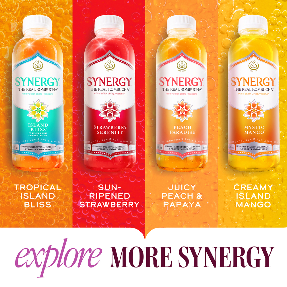 Synergy Golden Pineapple Kombucha