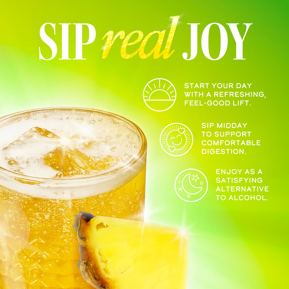 Synergy Golden Pineapple Kombucha