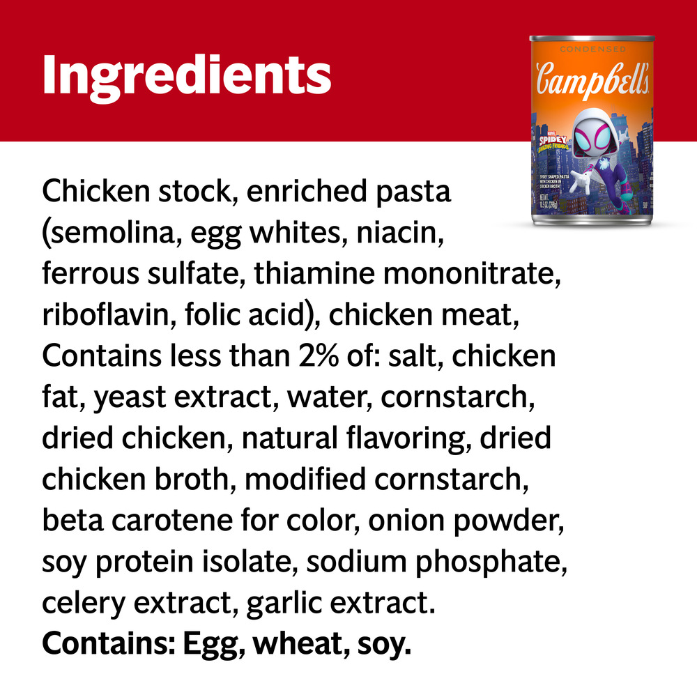 Campbell's® Condensed Shaped Pasta With Chicken in Chicken Broth