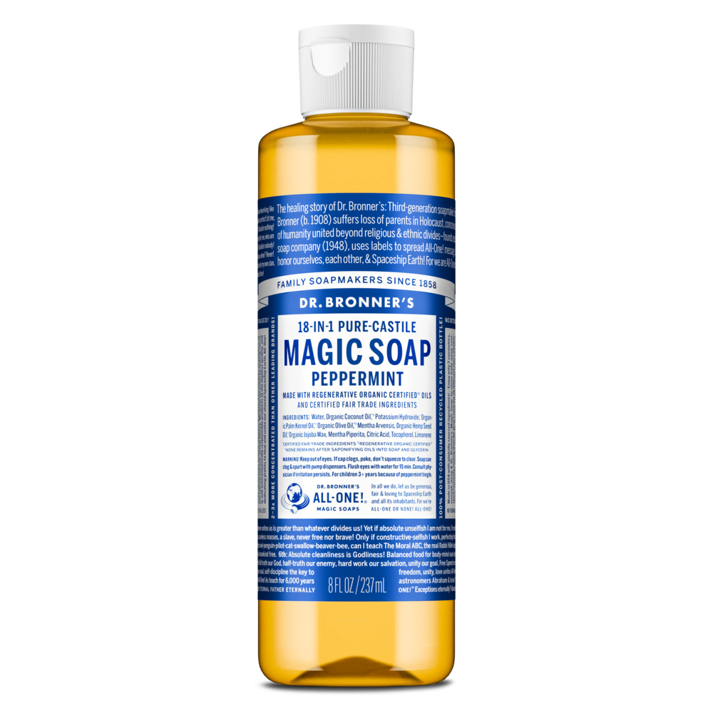 Dr. Bronner's 18-In-1 Hemp Peppermint Pure-Castile Soap