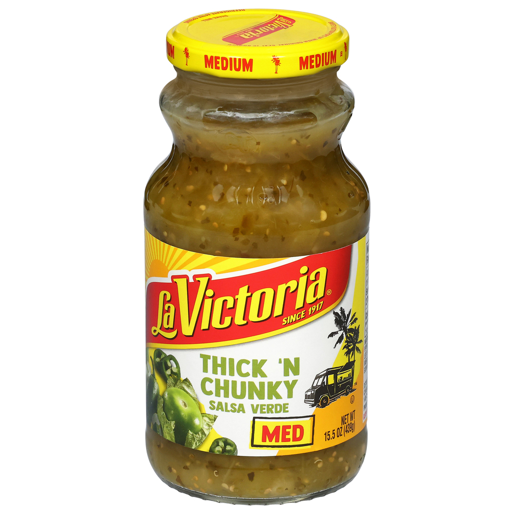 La Victoria Thick 'N Chunky Med Salsa Verde
