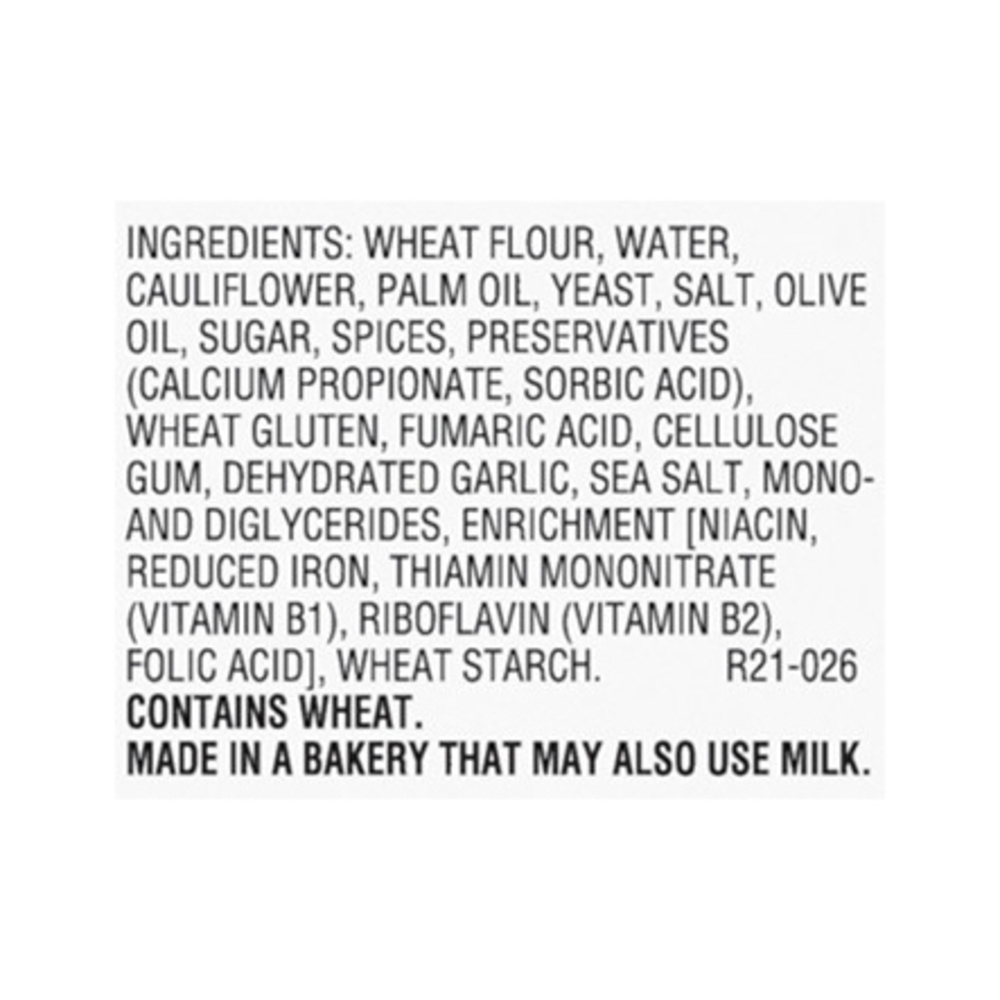 Boboli Pizza Crust, Cauliflower, ThinIngredients