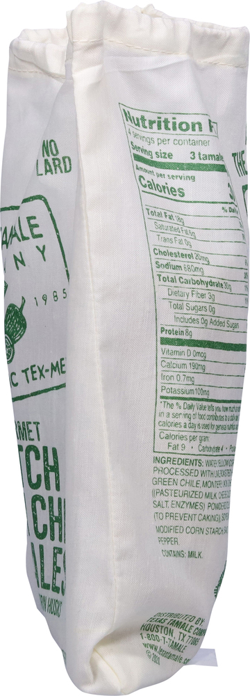 Texas Tamale Tamales, Gourmet, Hatch Green Chile