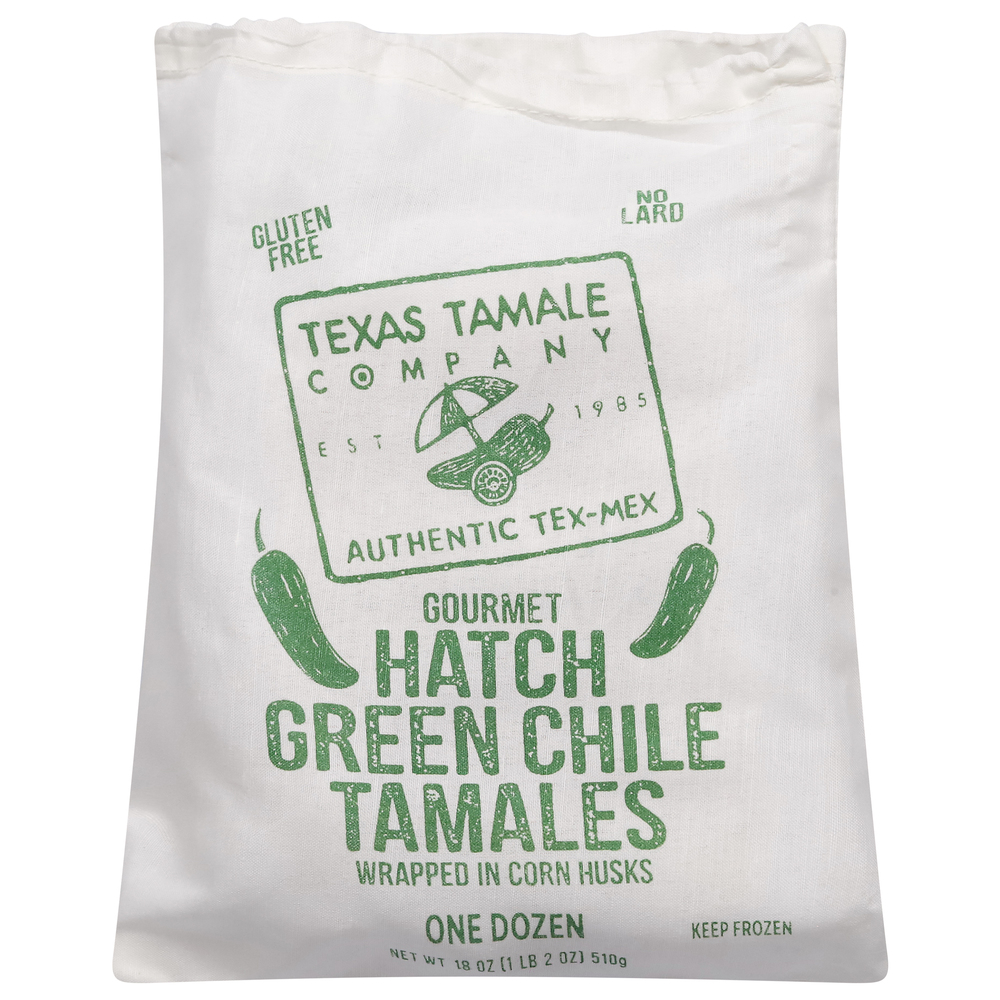 Texas Tamale Tamales, Gourmet, Hatch Green ChileMain