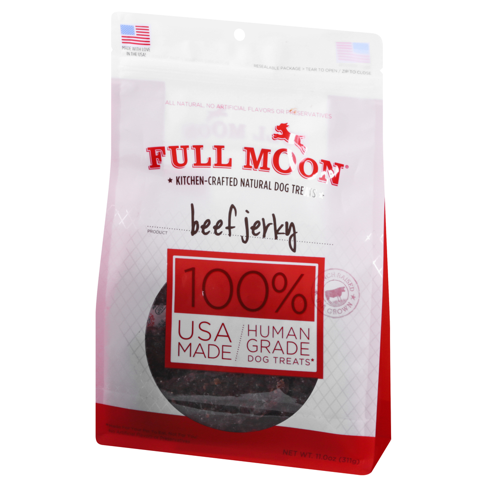 Full Moon Dog Treats Beef Jerky