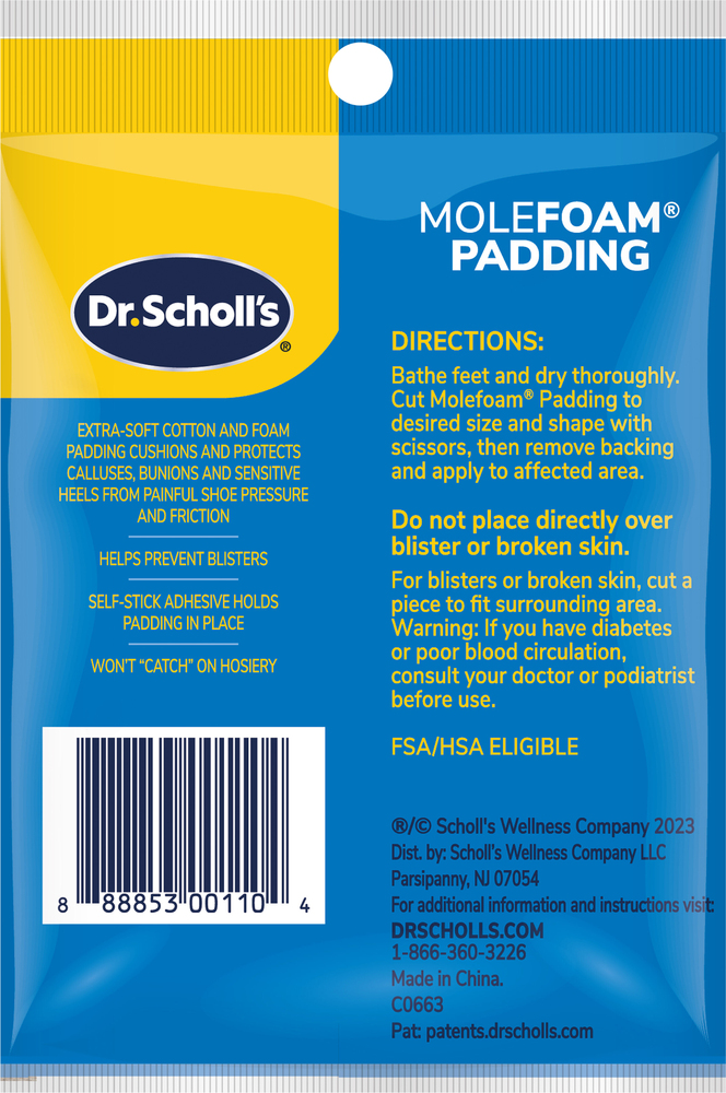 Dr scholl's molefoam online