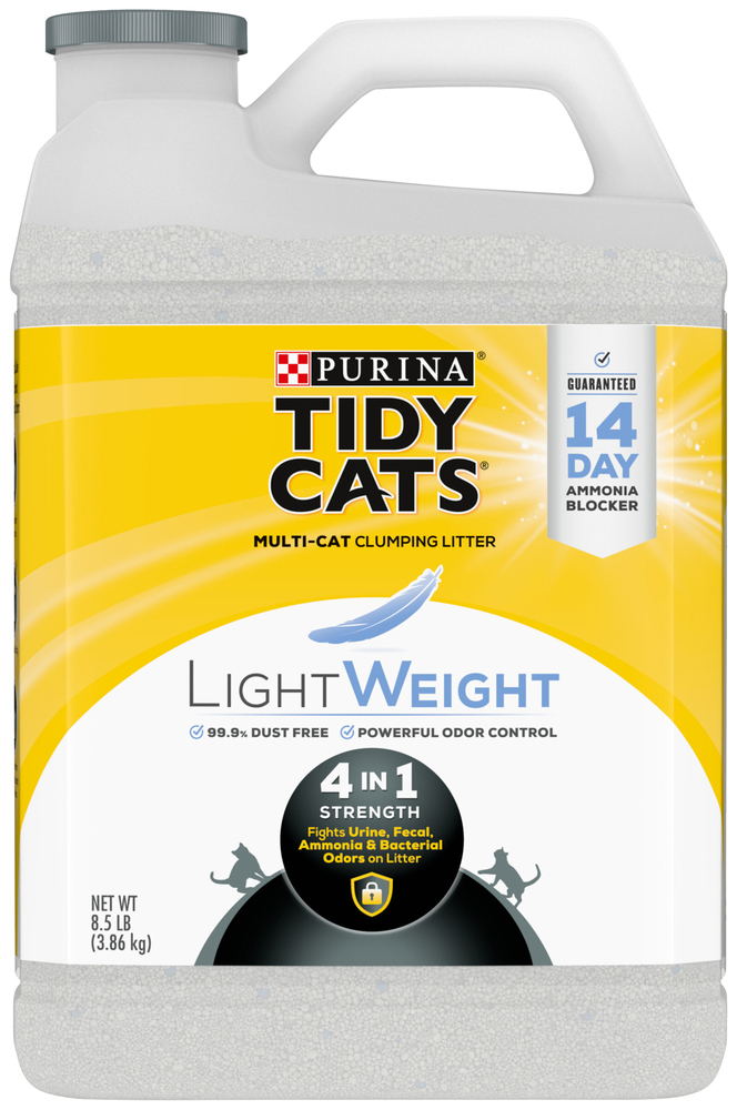 Tidy Cats Clumping Litter Multi Cat Light Weight 4 in 1 Strength
