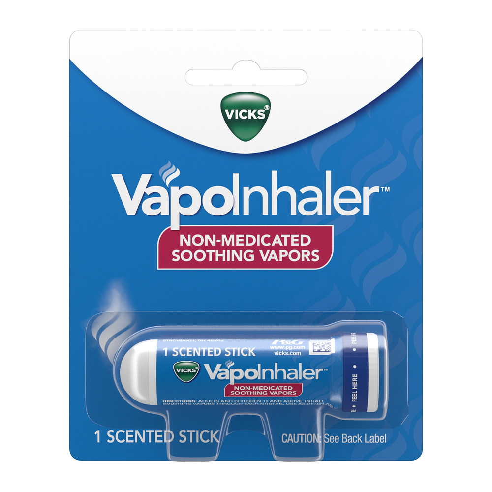 Vicks Nasal Decongestant VapoInhaler Portable Nasal Inhaler, Non