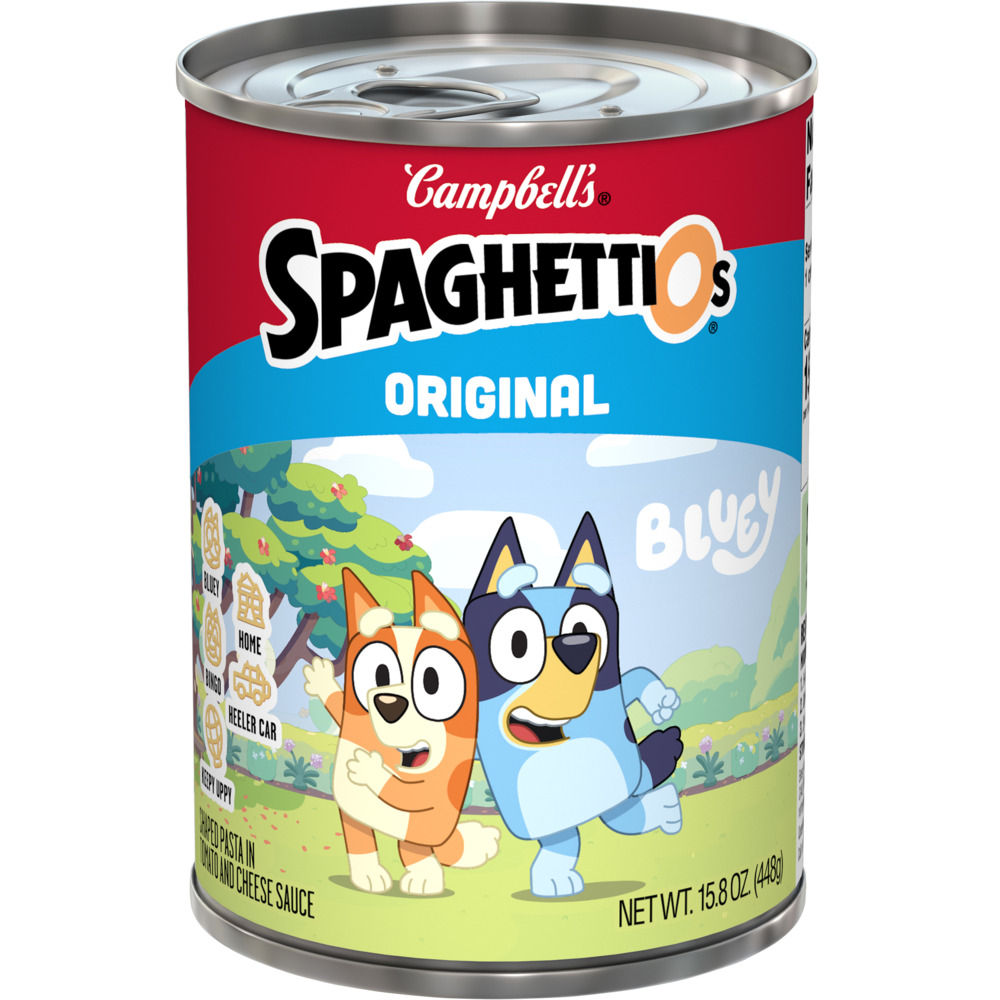 Campbell's® SpaghettiOs® Original Bluey Shapes Canned Pasta