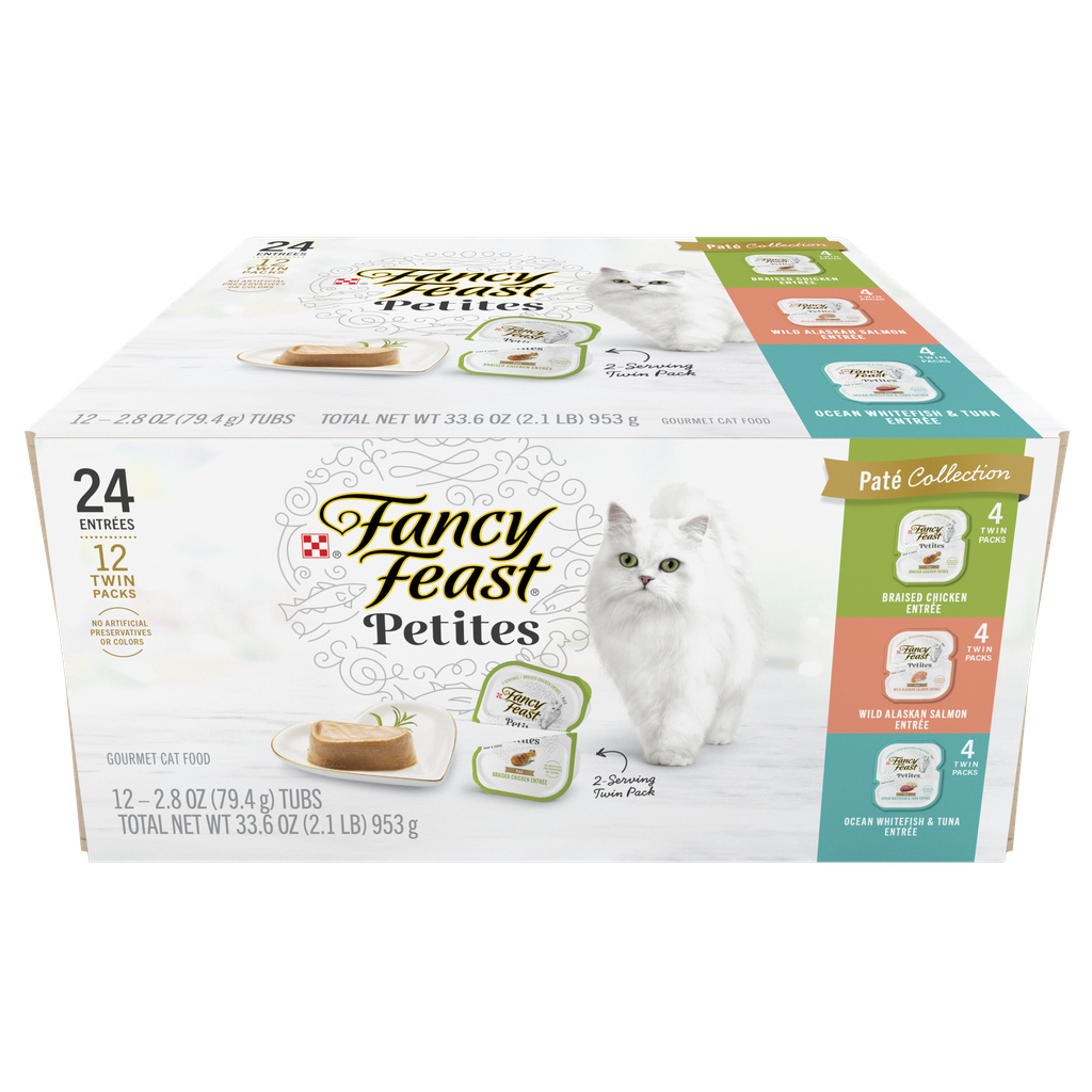 Fancy Feast Petites Cat Food Gourmet Assorted Pate Collection