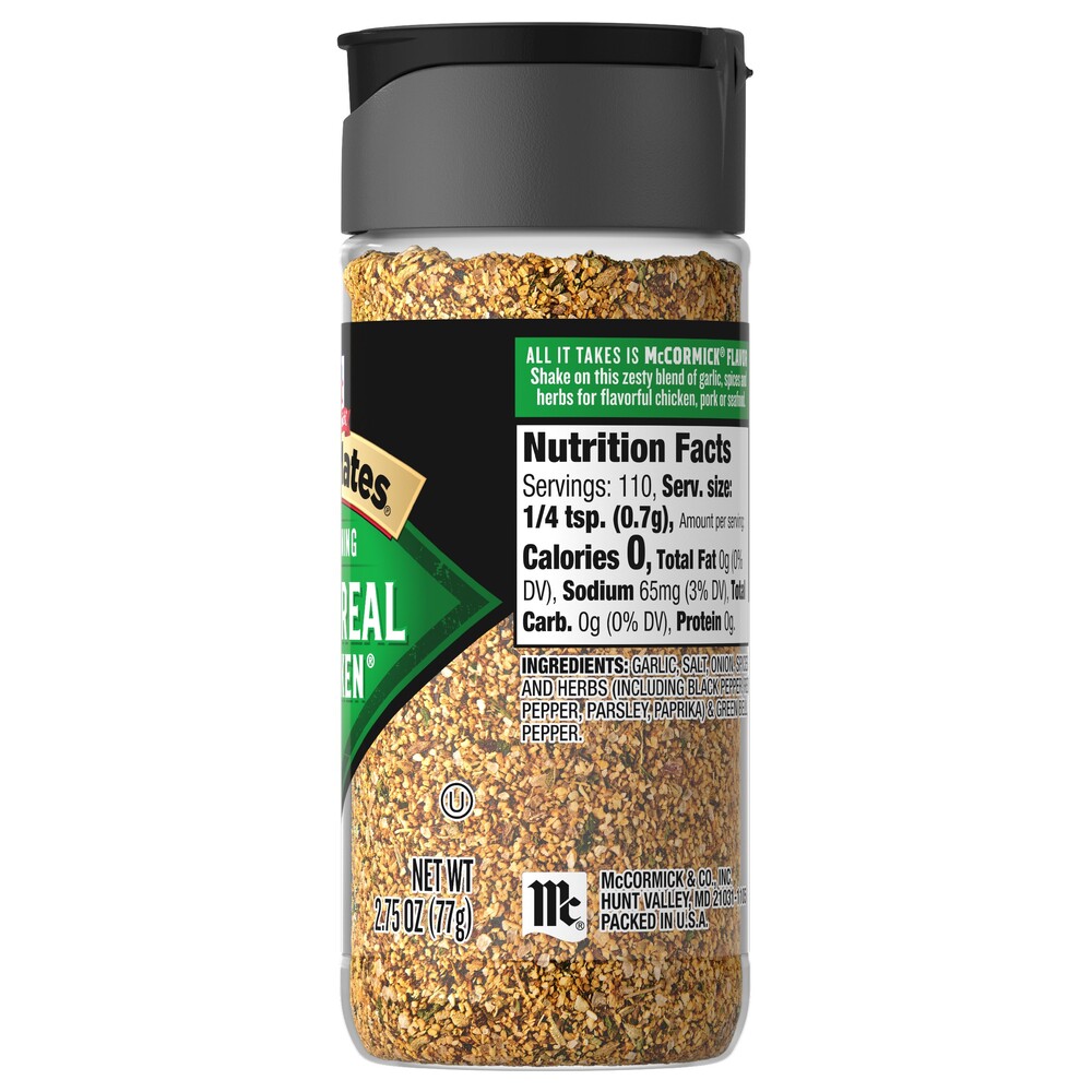 Grill mates chicken rub top