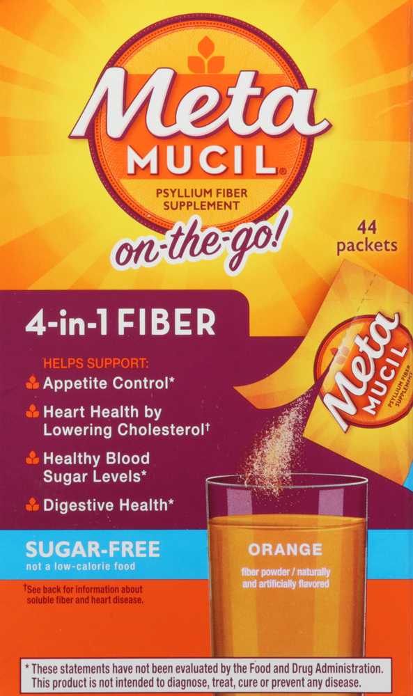 Orange flavored top metamucil for dogs