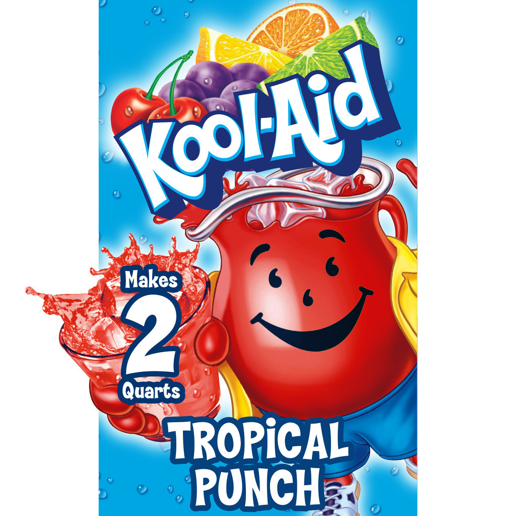 Kool-Aid Caffeine Free Unsweetened Tropical Punch Drink Mix