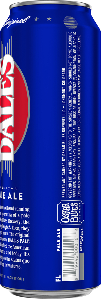 Dale's American Pale Ale Beer