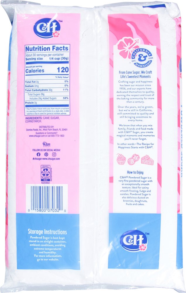 C&H Premium Cane Powdered Sugar