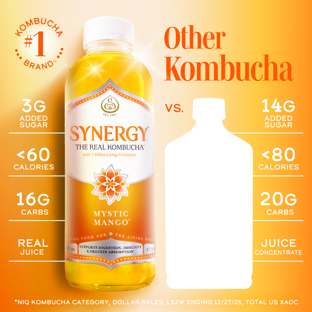 Synergy Synergy Mystic Mango Kombucha