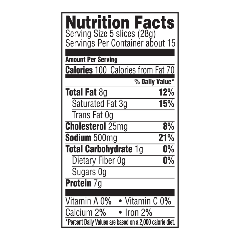 Gallo Salame® Deli Thin Sliced Italian Dry Salami Lunch Meat, 15.2 ozNutritionFacts