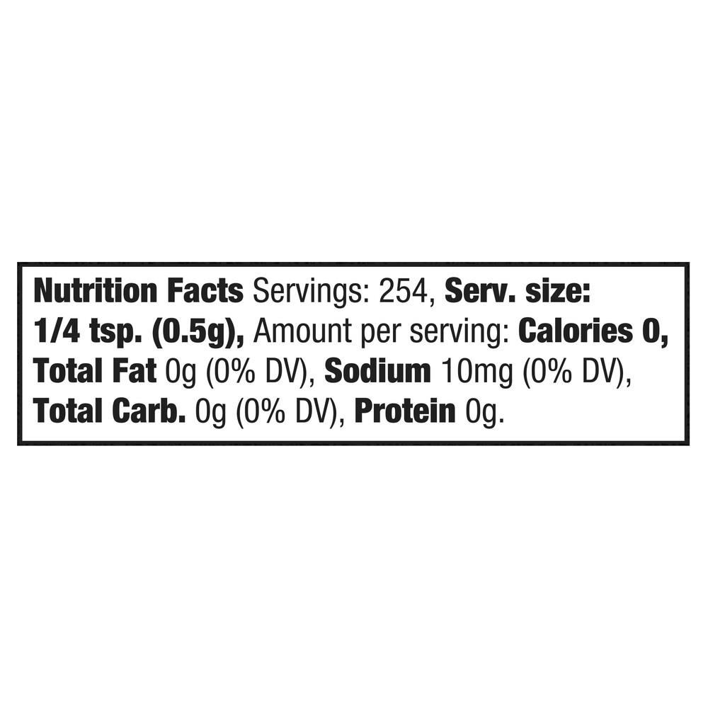 McCormick Chili Powder Nutrition Facts