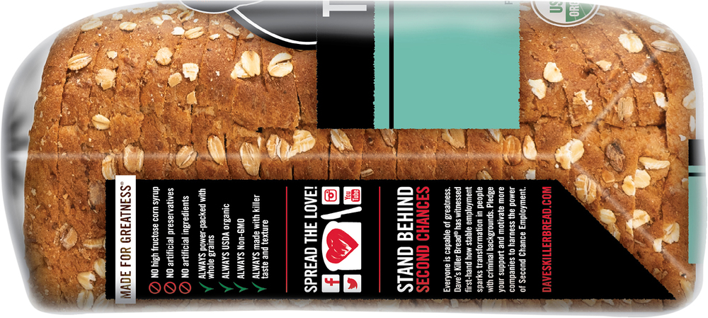 Dave's Killer Bread Organic Thin-Sliced Sprouted Whole Grains Bread