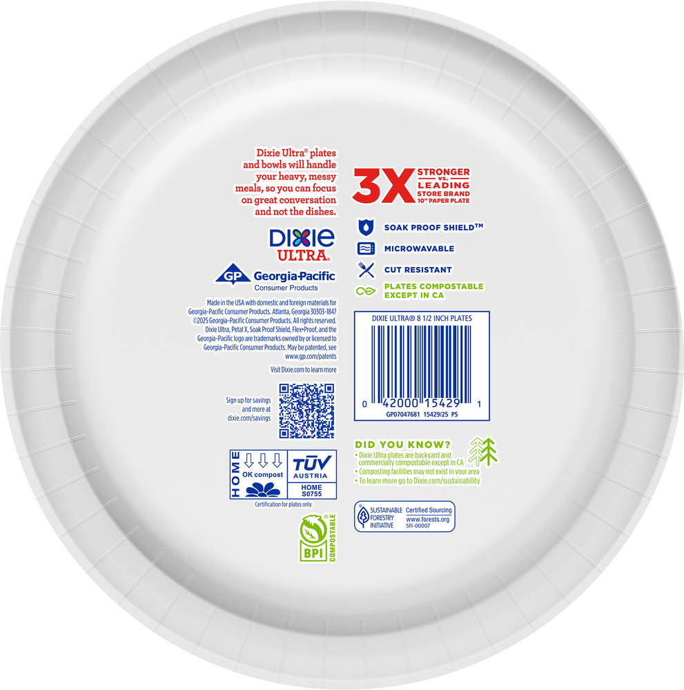 Dixie Ultra Plates 8 1 2 Inch Planogram Back Dixie ultra plates 8 1 2 inch planogram back