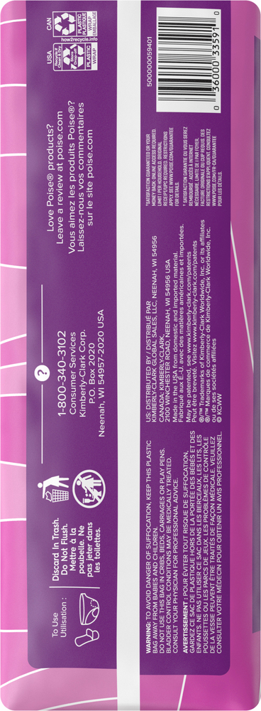 Poise Pads, Overnight, Ultimate, Extra Coverage « Discount Drug Mart