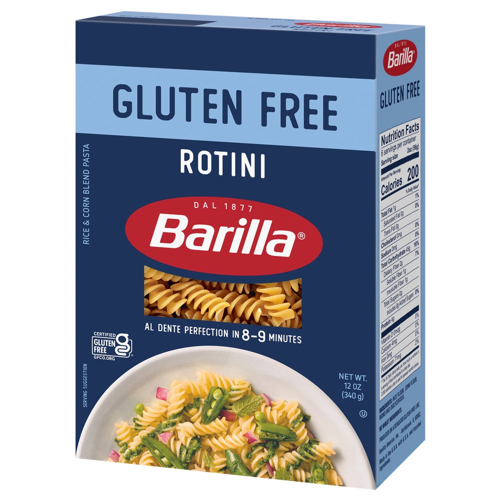 Barilla Rice Barilla Gluten Free Rotini Pasta - Non-GMO Gluten Free Pasta Made with ...