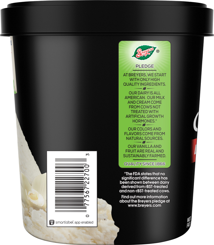 Breyers Ice Cream, Light, Lactose Free, VanillaPlanogramLeft