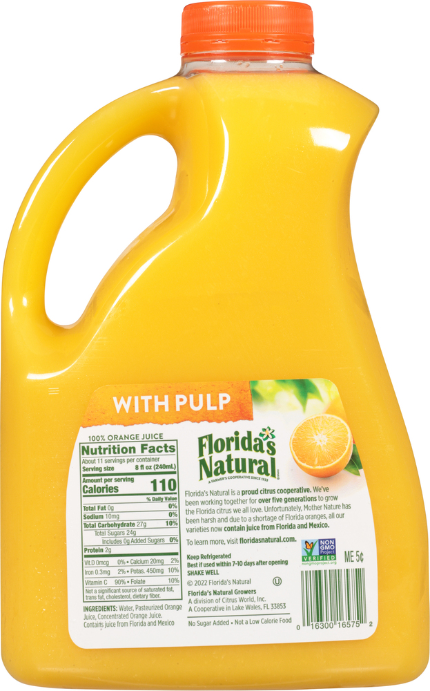 Florida s Natural 100 Juice Orange Some Pulp