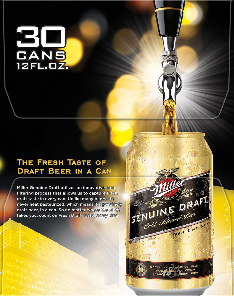 Miller Genuine Draft Beer