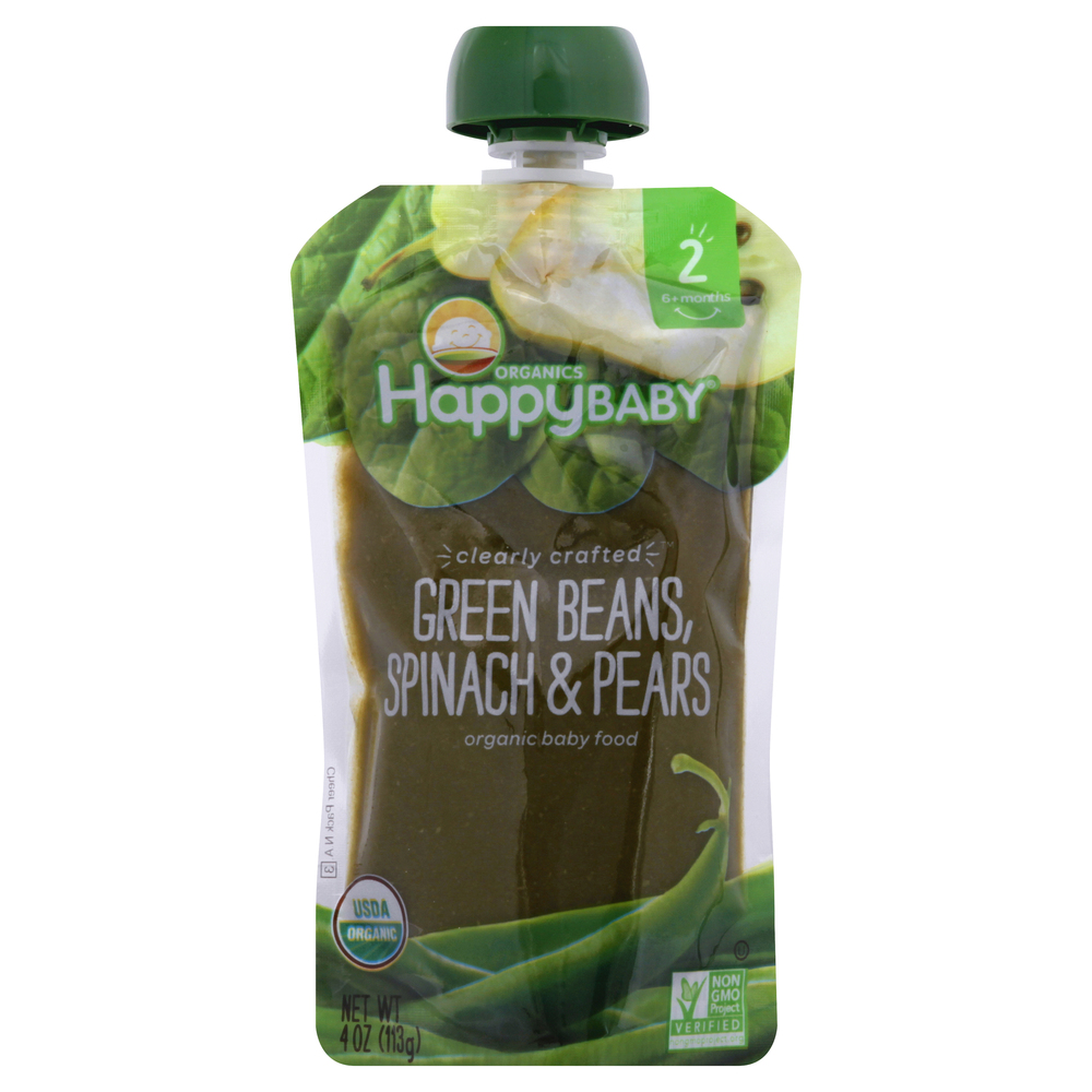 Organic green sales beans baby food
