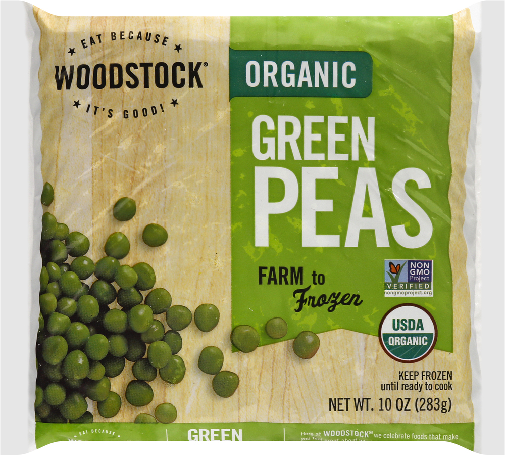 Woodstock Green Peas, Organic