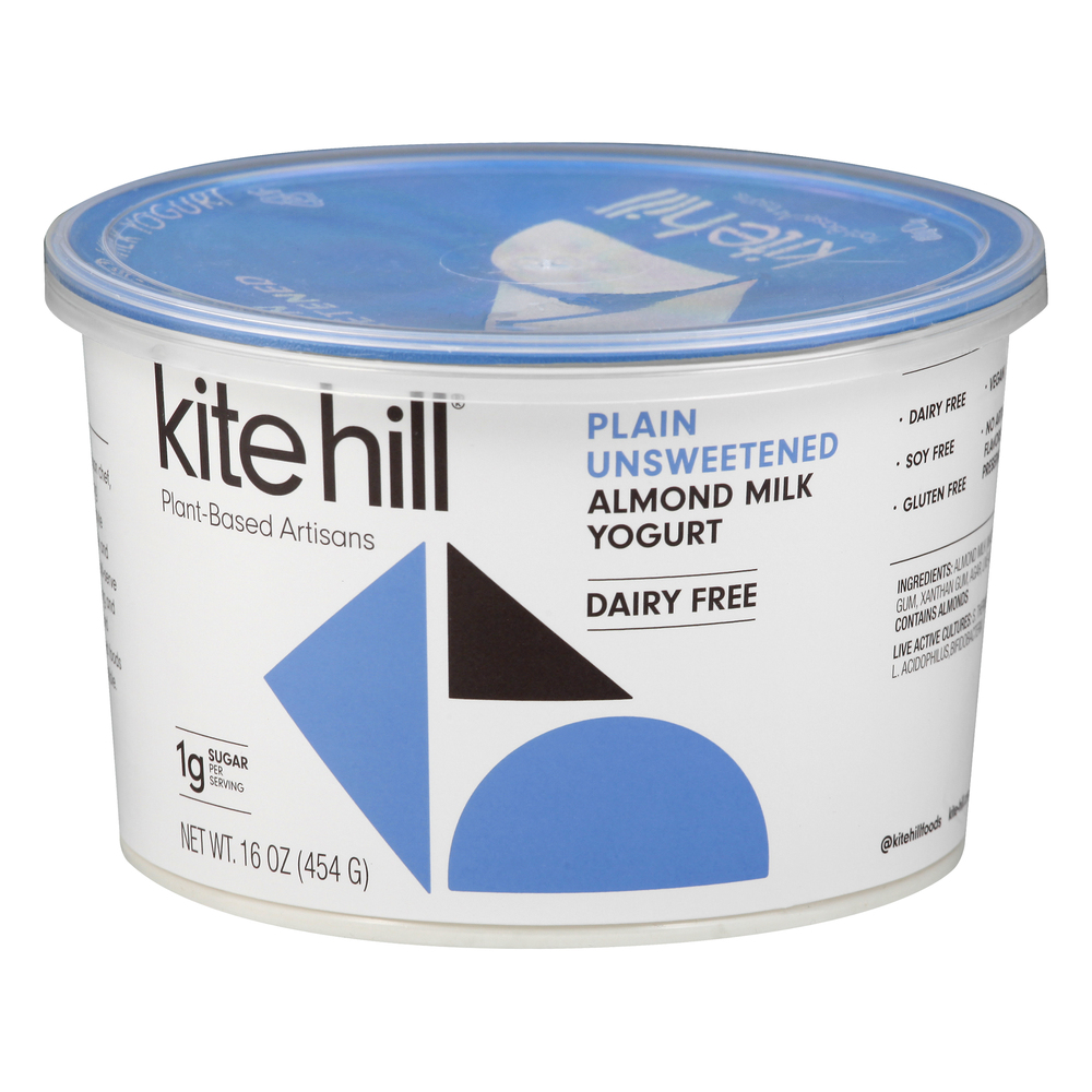 Kite Hill Original Almond Milk Yogurt, Dairy Free, Plain UnsweetenedMain