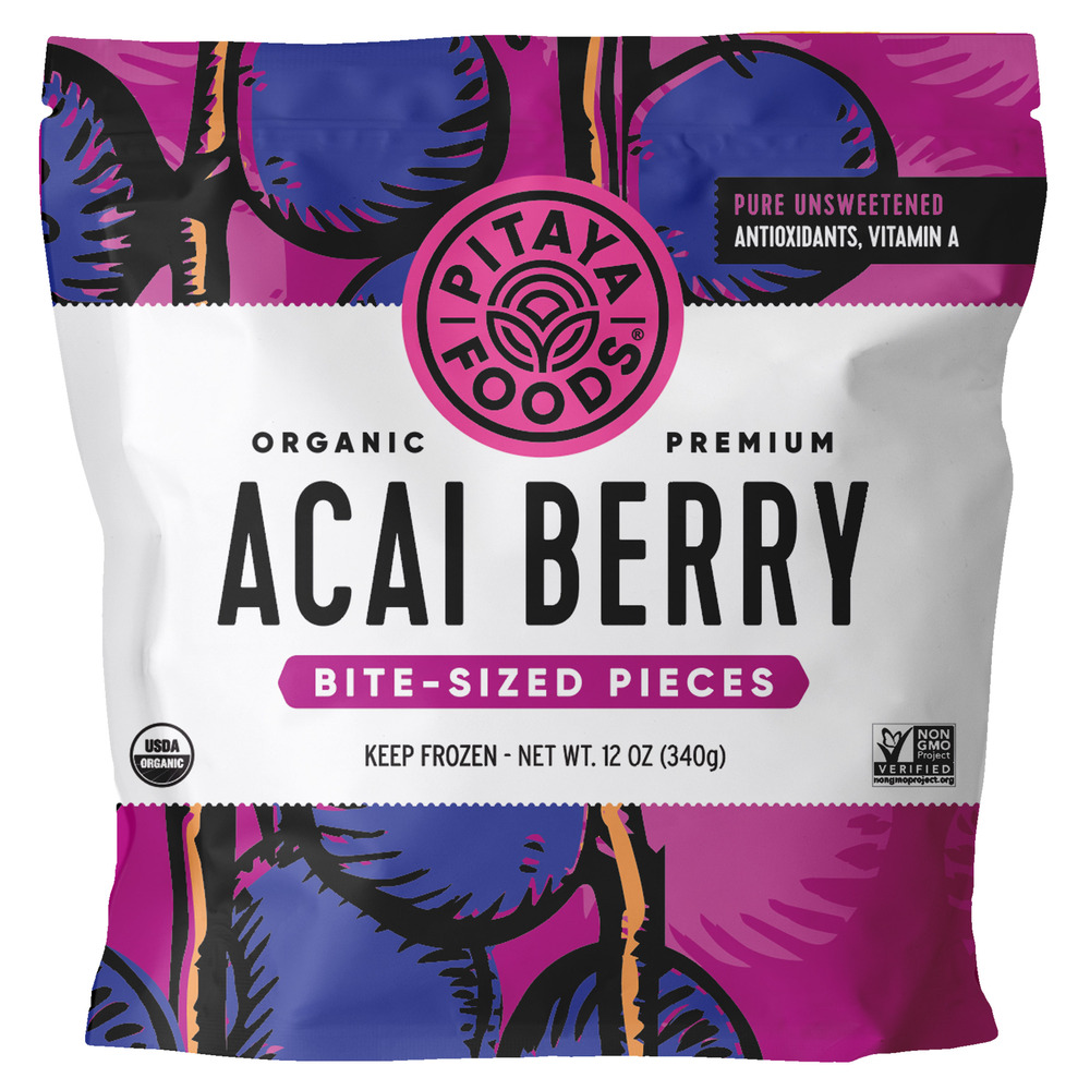 Pitaya Foods Organic Premium Bite-Sized Pieces Acai Berry