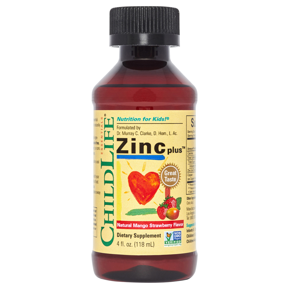 ChildLife Essentials Zinc Plus, Natural Mango Strawberry FlavorMain