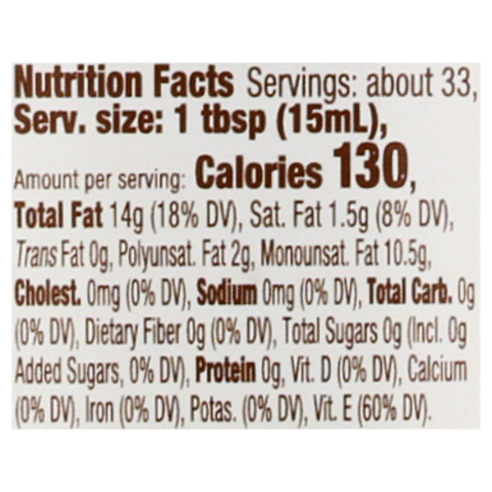 Raley's Purely Made Organic Sunflower OilNutritionFacts