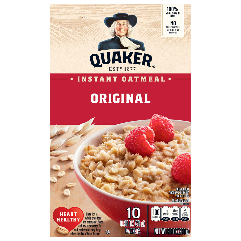 Quaker Instant Oatmeal,