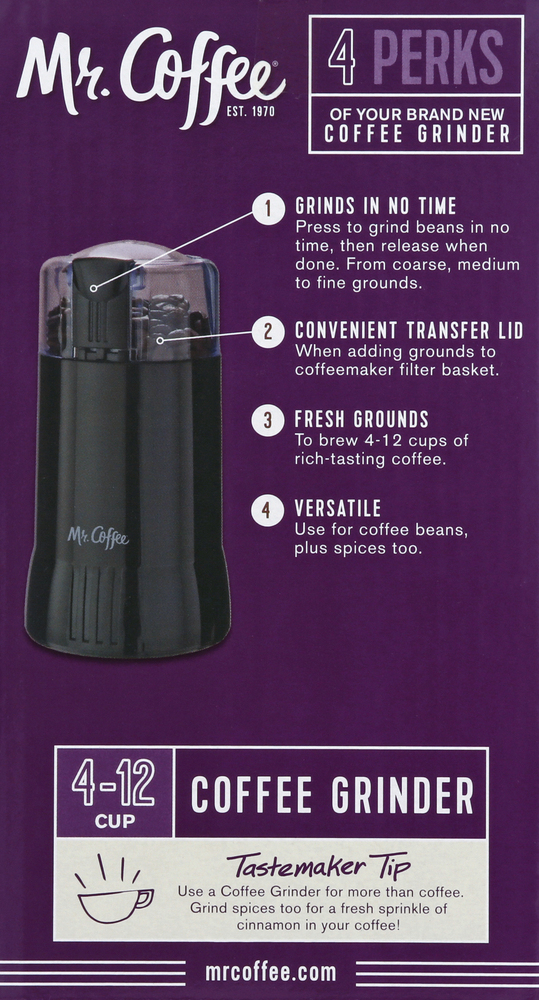 Mr coffee grinder clearance