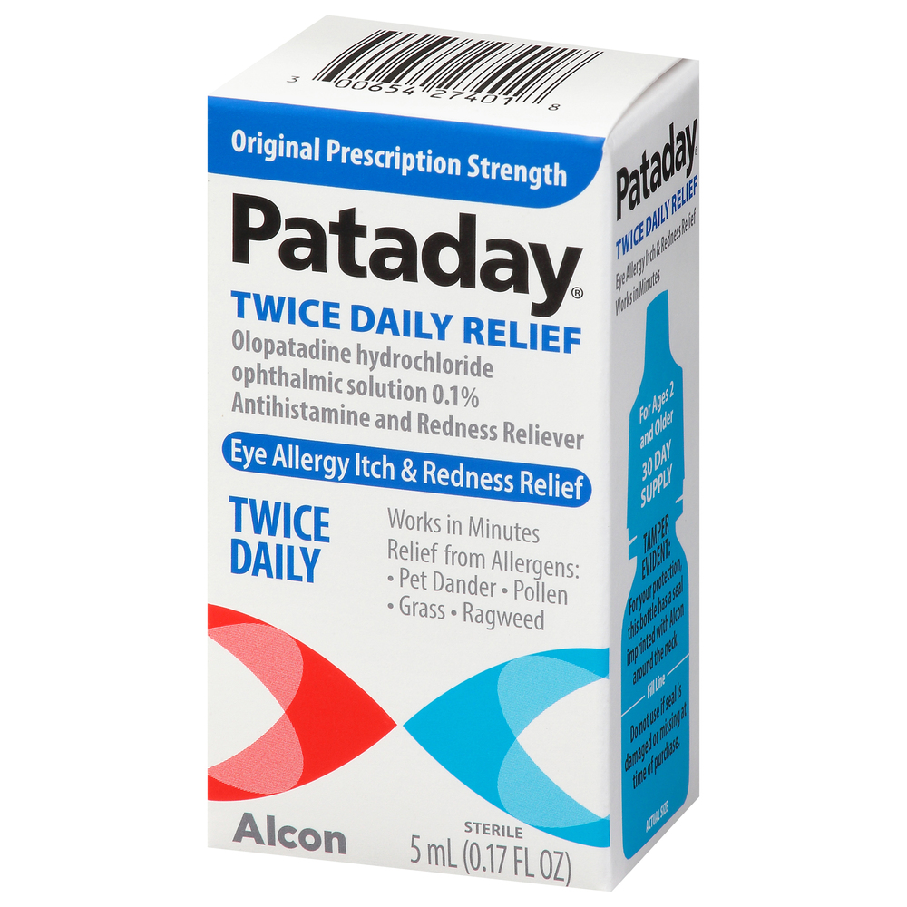 Pataday Original Prescription Strength Twice Daily Relief Eye Allergy ...