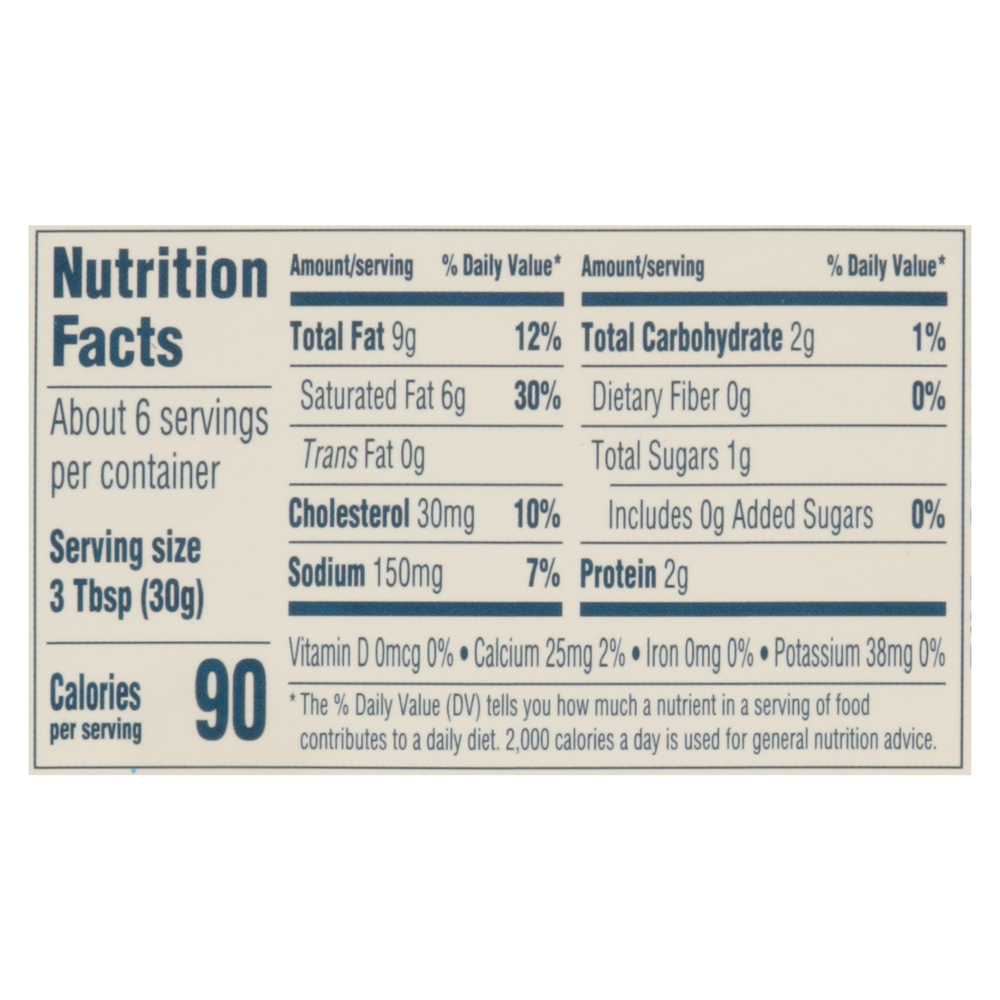 Alouette Soft Spreadable Cheese, Garden VegetableNutritionFacts