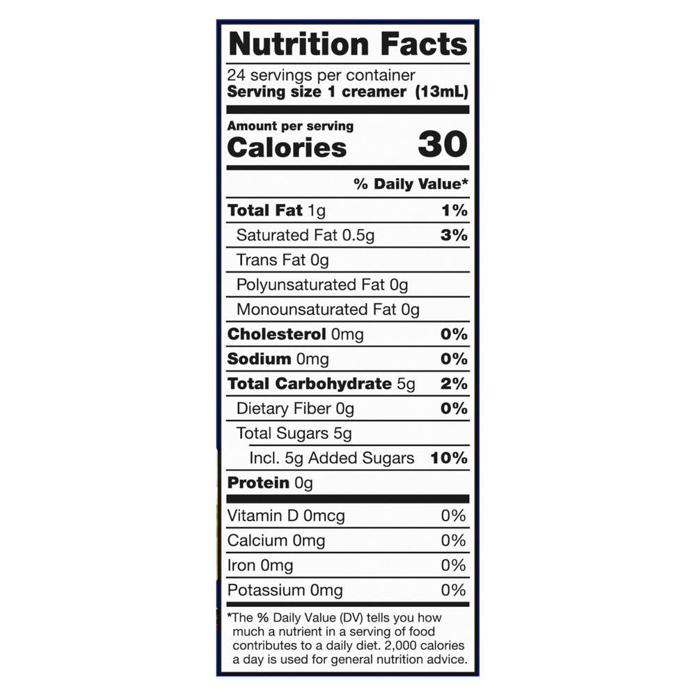 International Delight Coffee Creamers French Vanilla Nutrition Facts international-delight-coffee-creamers-french-vanilla-nutrition-facts