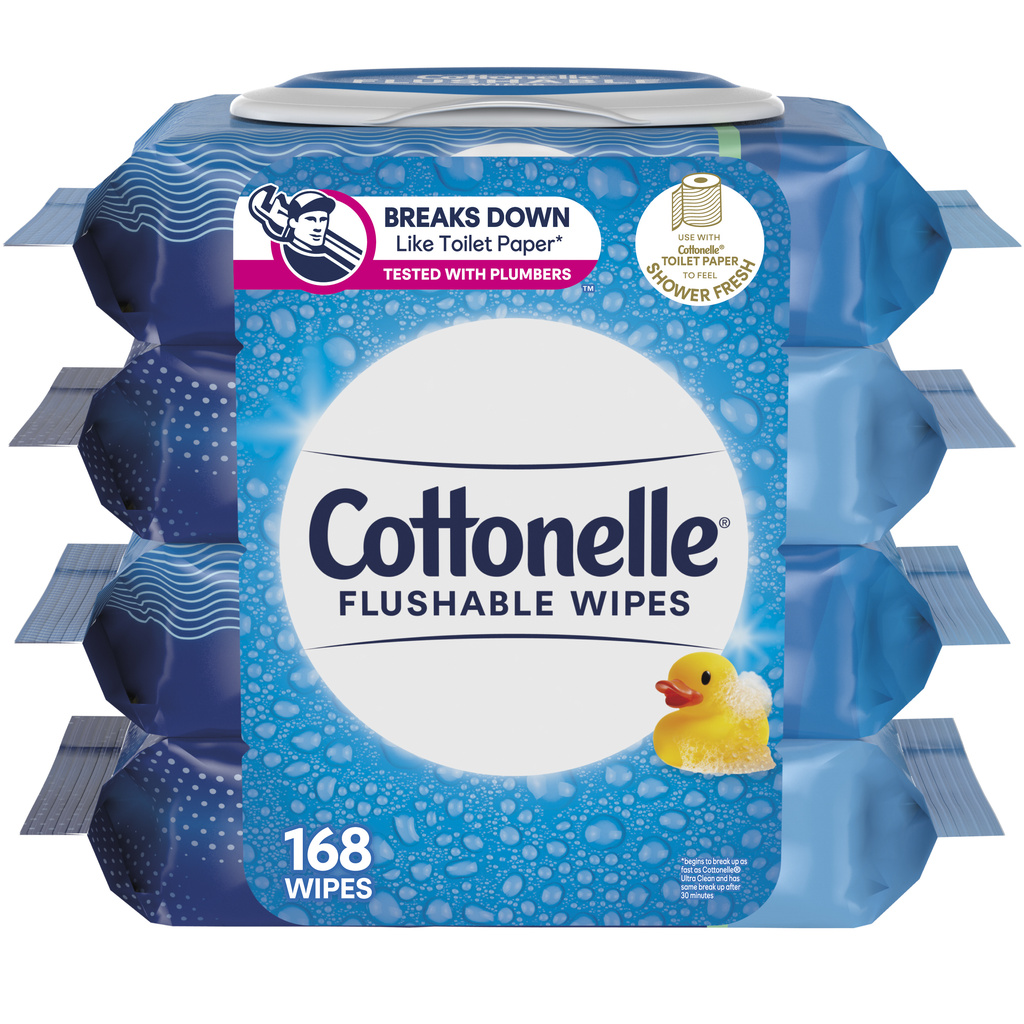 Cottonelle Fresh Care Flushable Wipes Hero