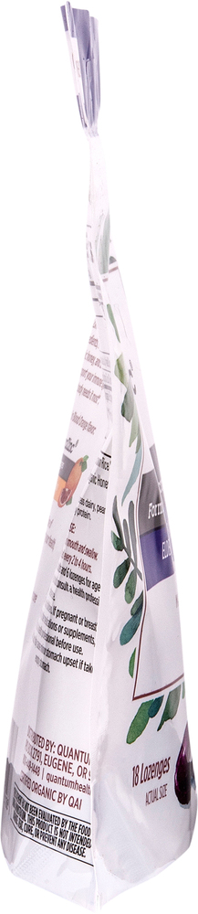 Quantum Health TheraZinc, Immune Support, Lozenges, Elderberry