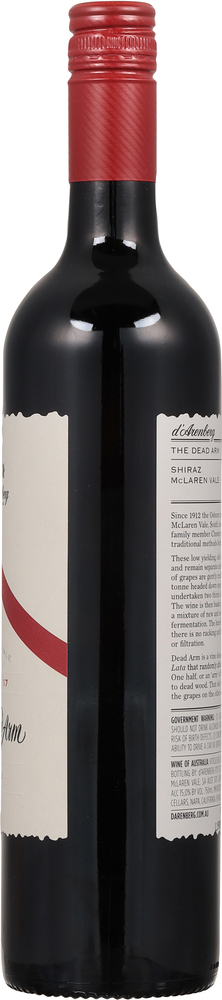 d'Arenberg The Dead Arm Shiraz, McLaren Vale