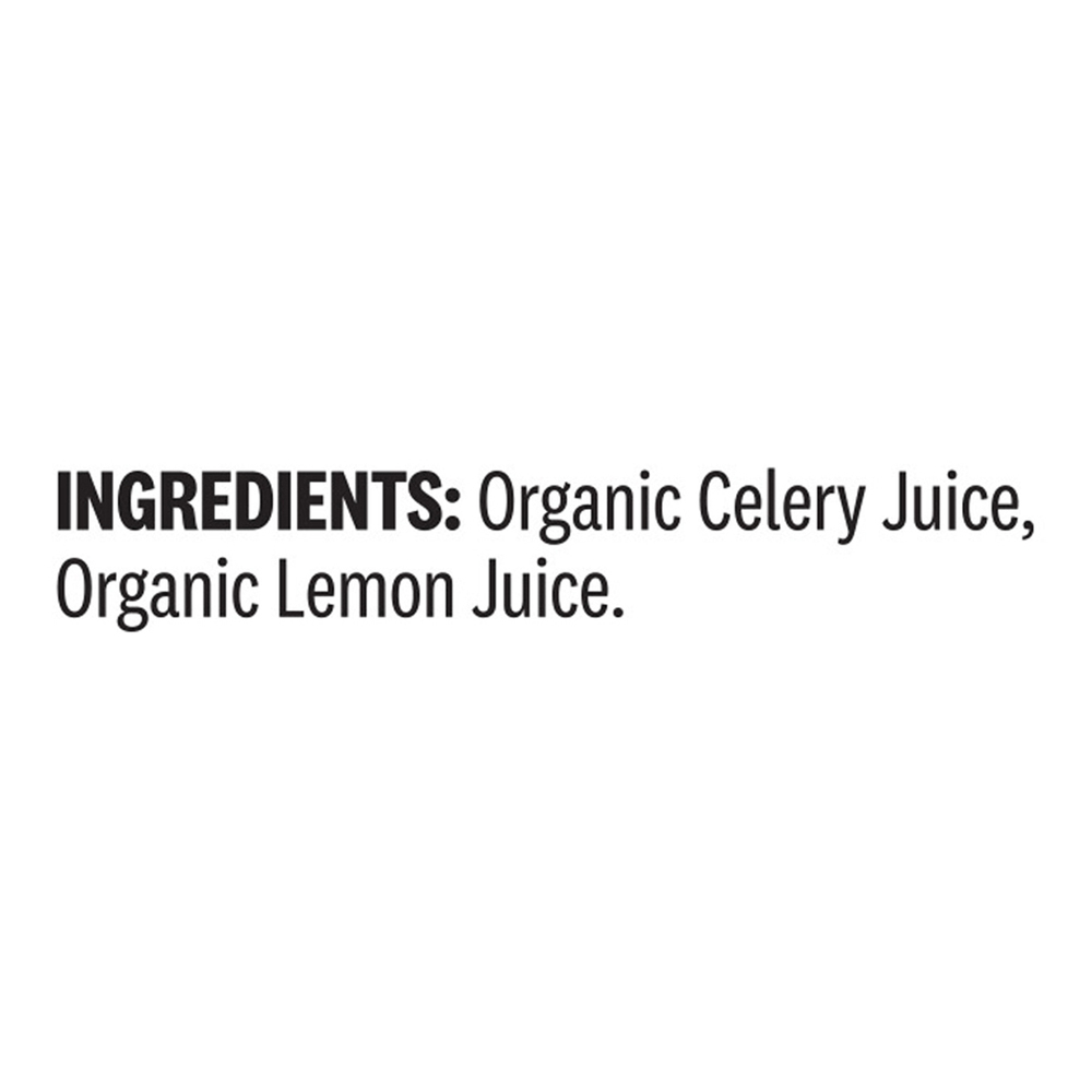 Suja Organic Vegetable and Fruit Juice, Celery JuiceIngredients