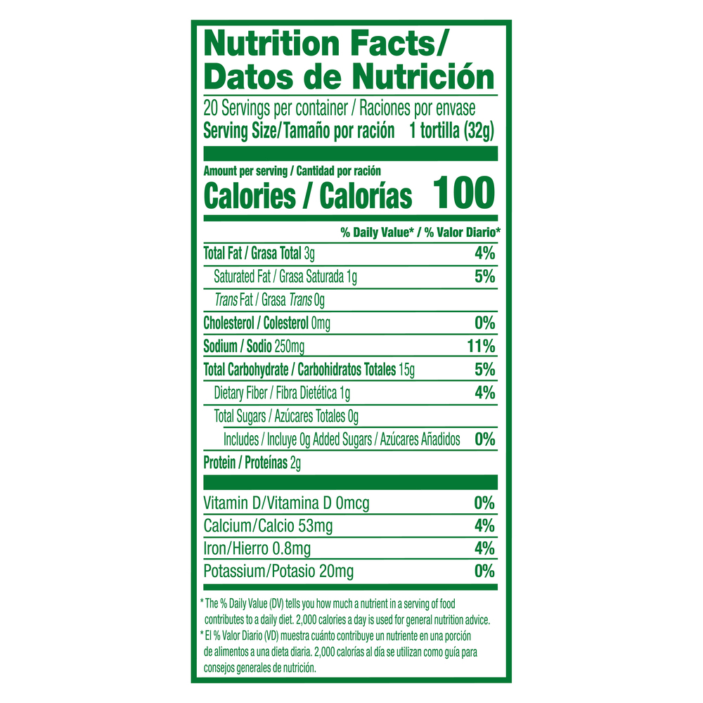 Guerrero Tortillas, Flour, FajitaNutritionFacts