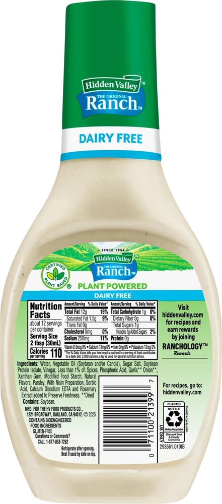 Hidden Valley® Original Ranch® Plant Powered Topping – MLIFG