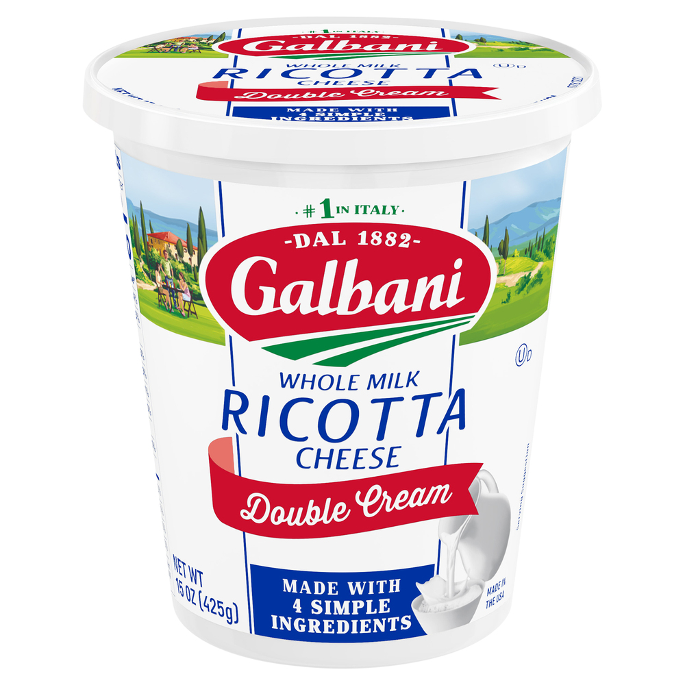 Galbani Ricotta Cheese, Double Cream, Whole Milk-Main