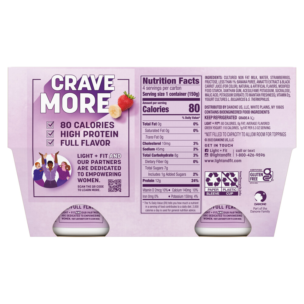 Dannon Light And Fit Greek Strawberry Yogurt Nutrition Facts: Discover Delicious Health